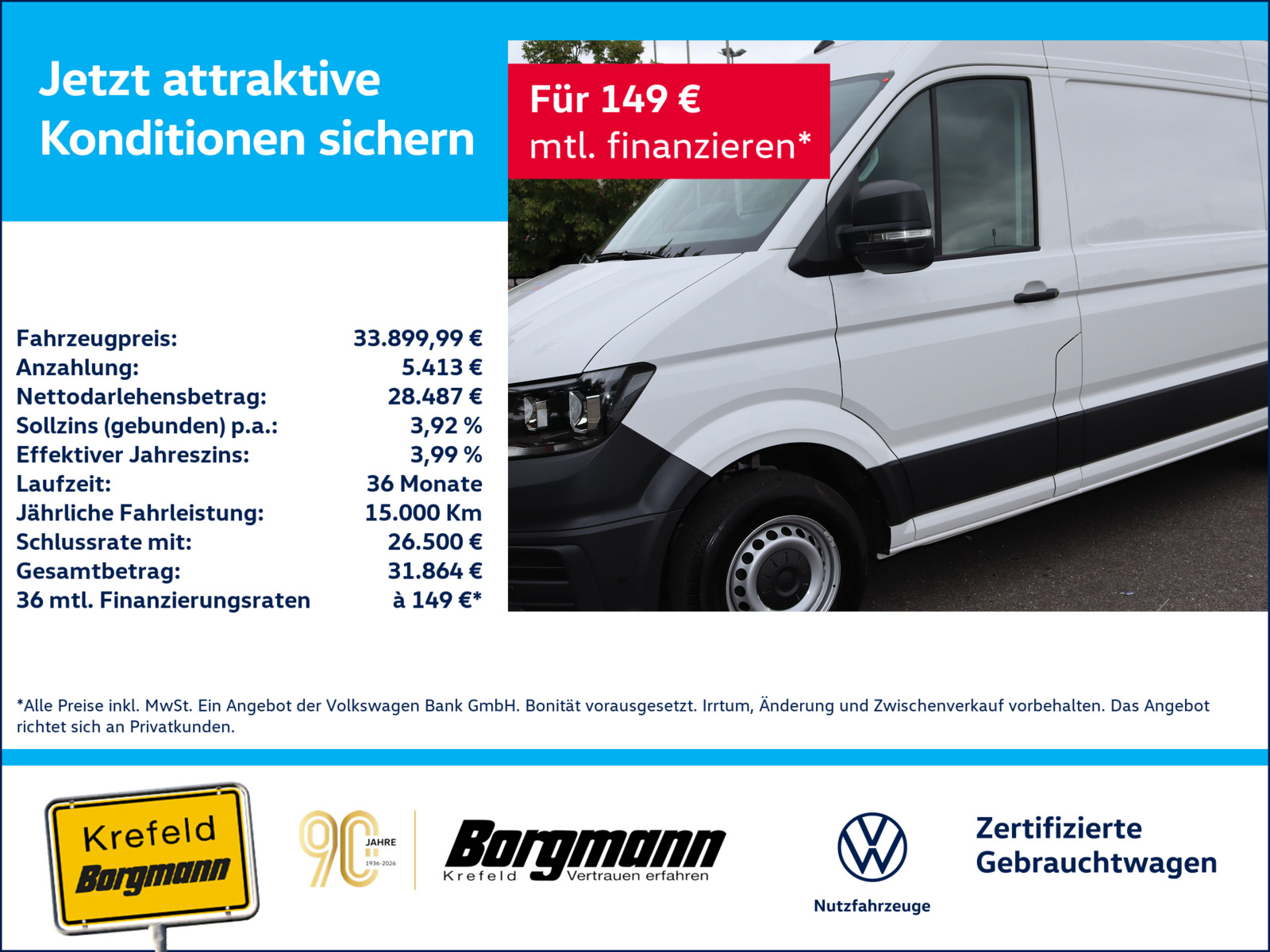 VW Crafter 35 2.0 TDI L2H2 FWD