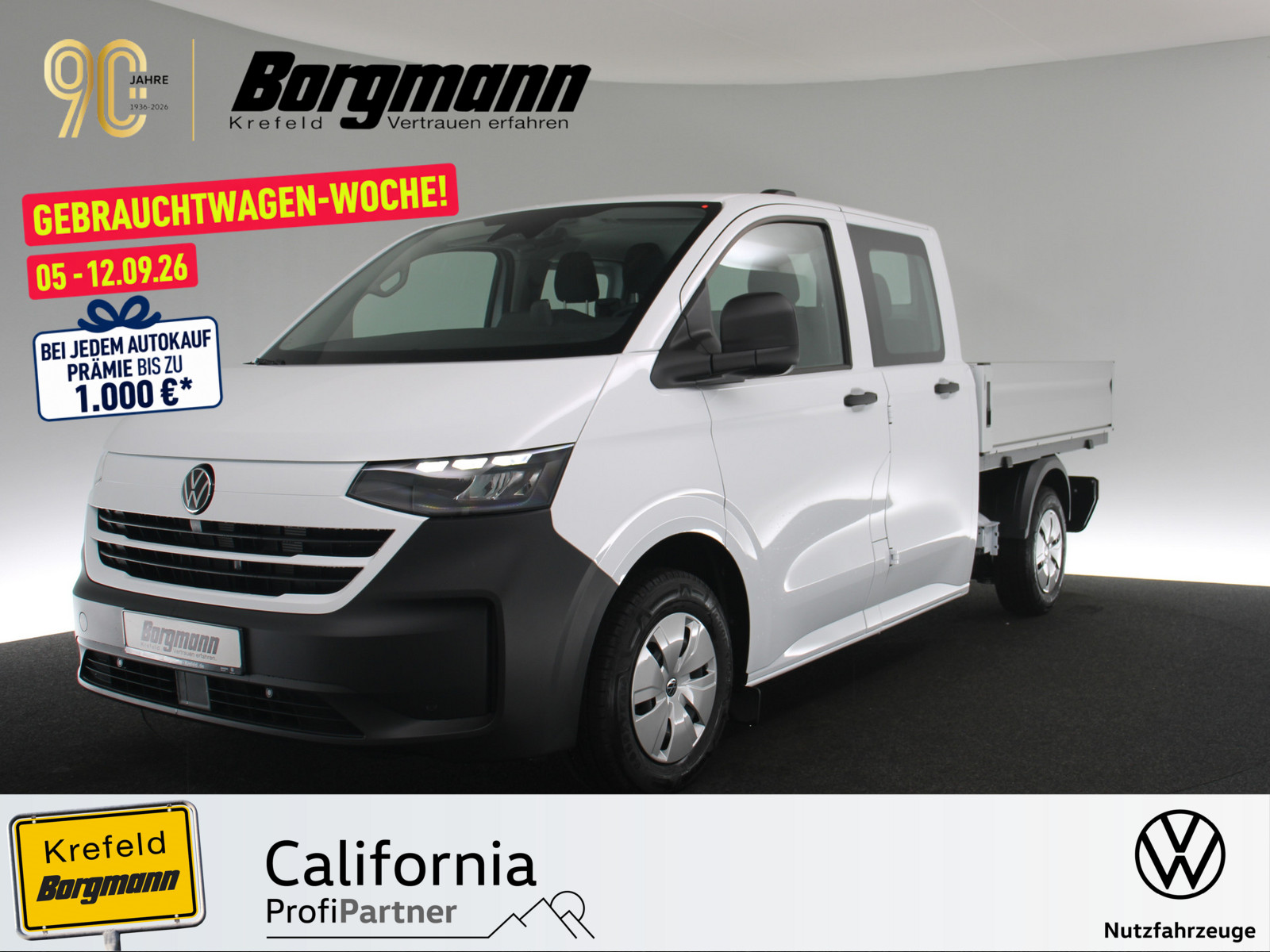 VW T7 Transporter 2.0 TDI Pritsche Doka LR