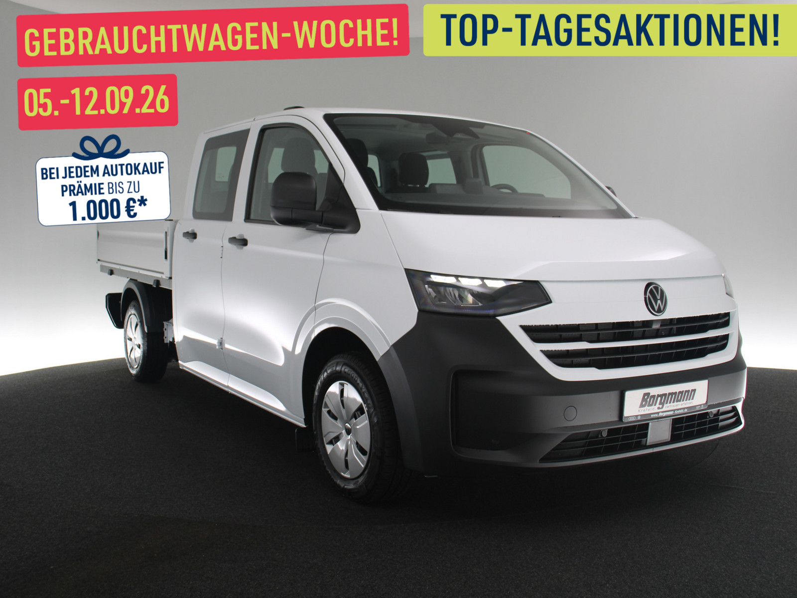 VW T7 Transporter 2.0 TDI Pritsche Doka LR VW T7 Transporter 2.0 TDI Pritsche Doka LR