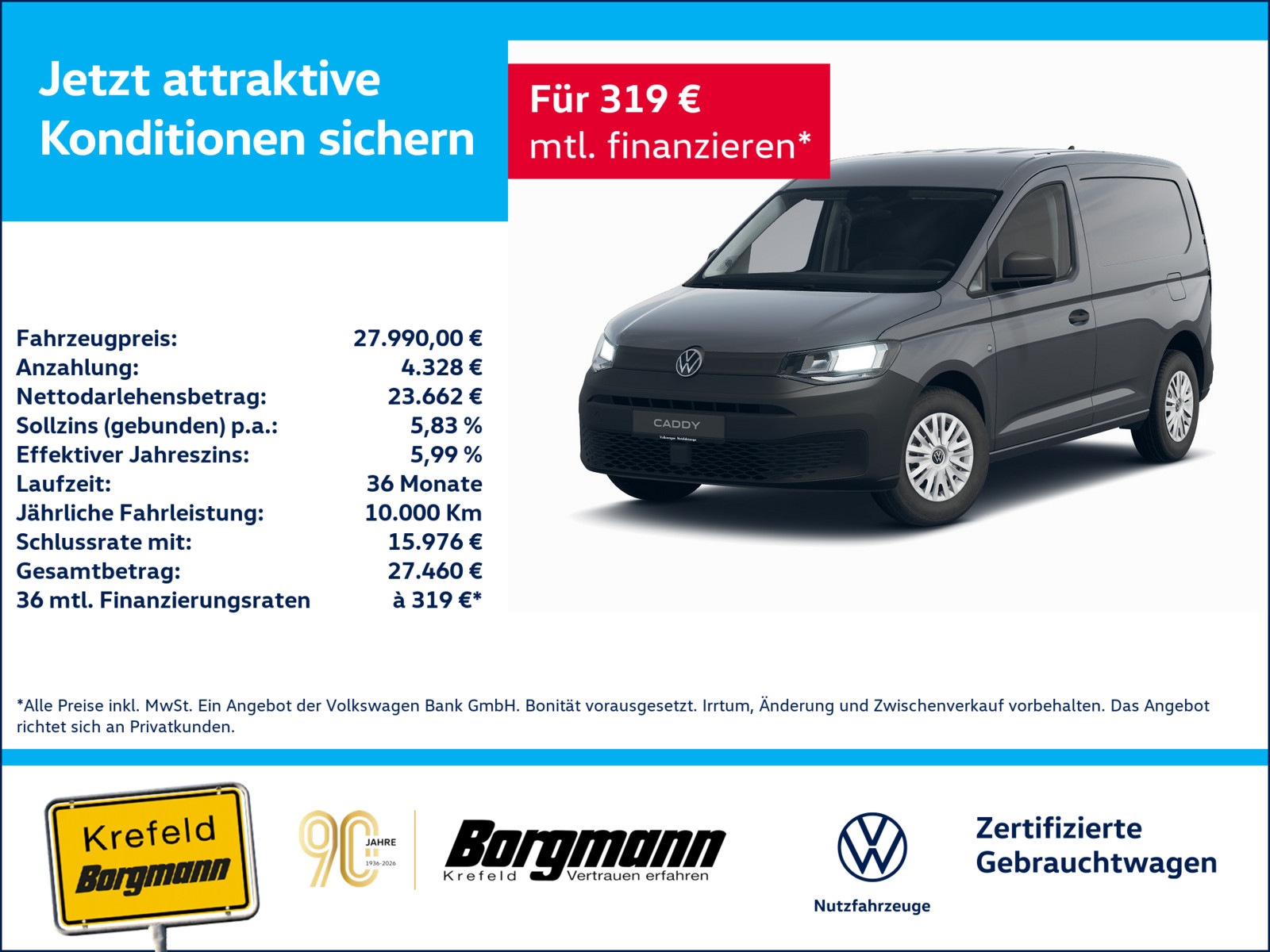 VW Caddy 2.0 TDI Cargo