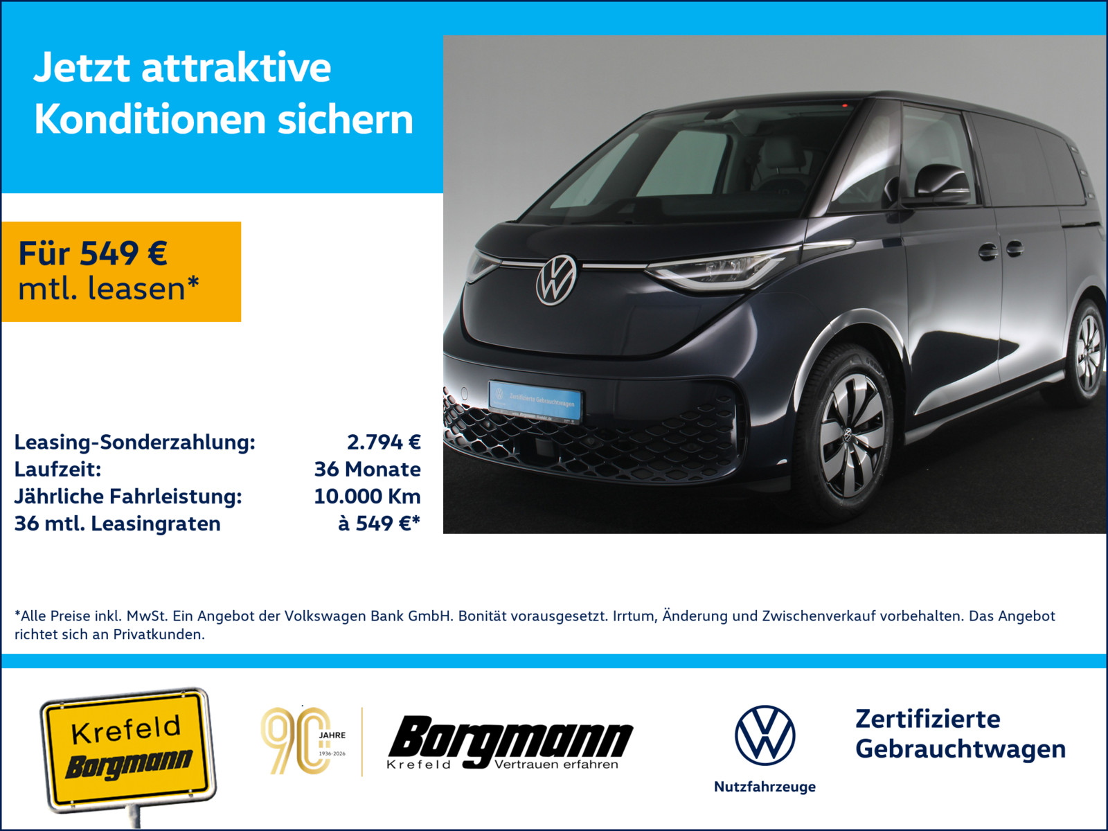 VW ID.Buzz Pro KR HV-Batterie 77 kWh