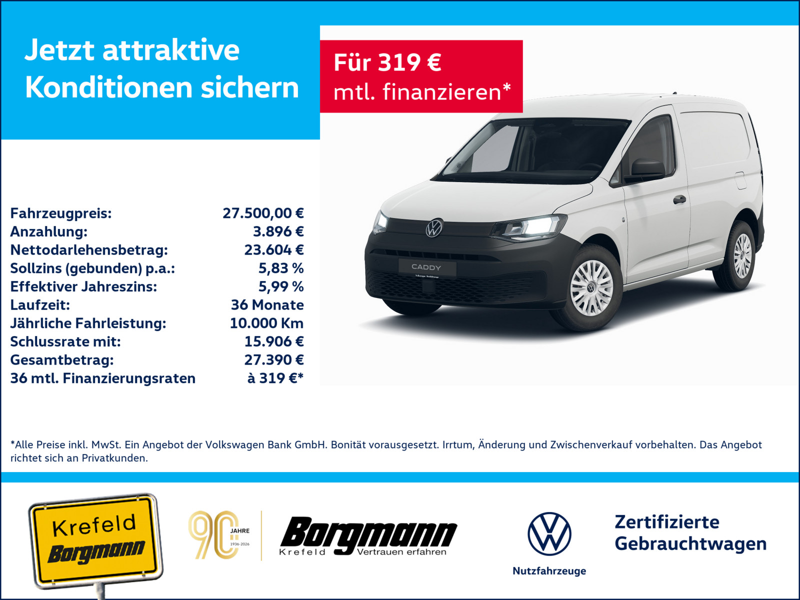 VW Caddy 2.0 TDI Cargo