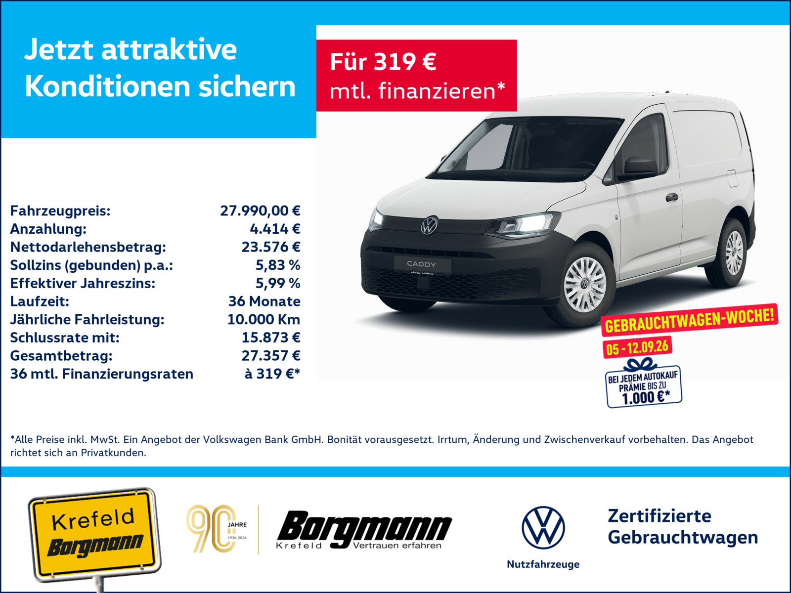 VW Caddy 2.0 TDI Cargo