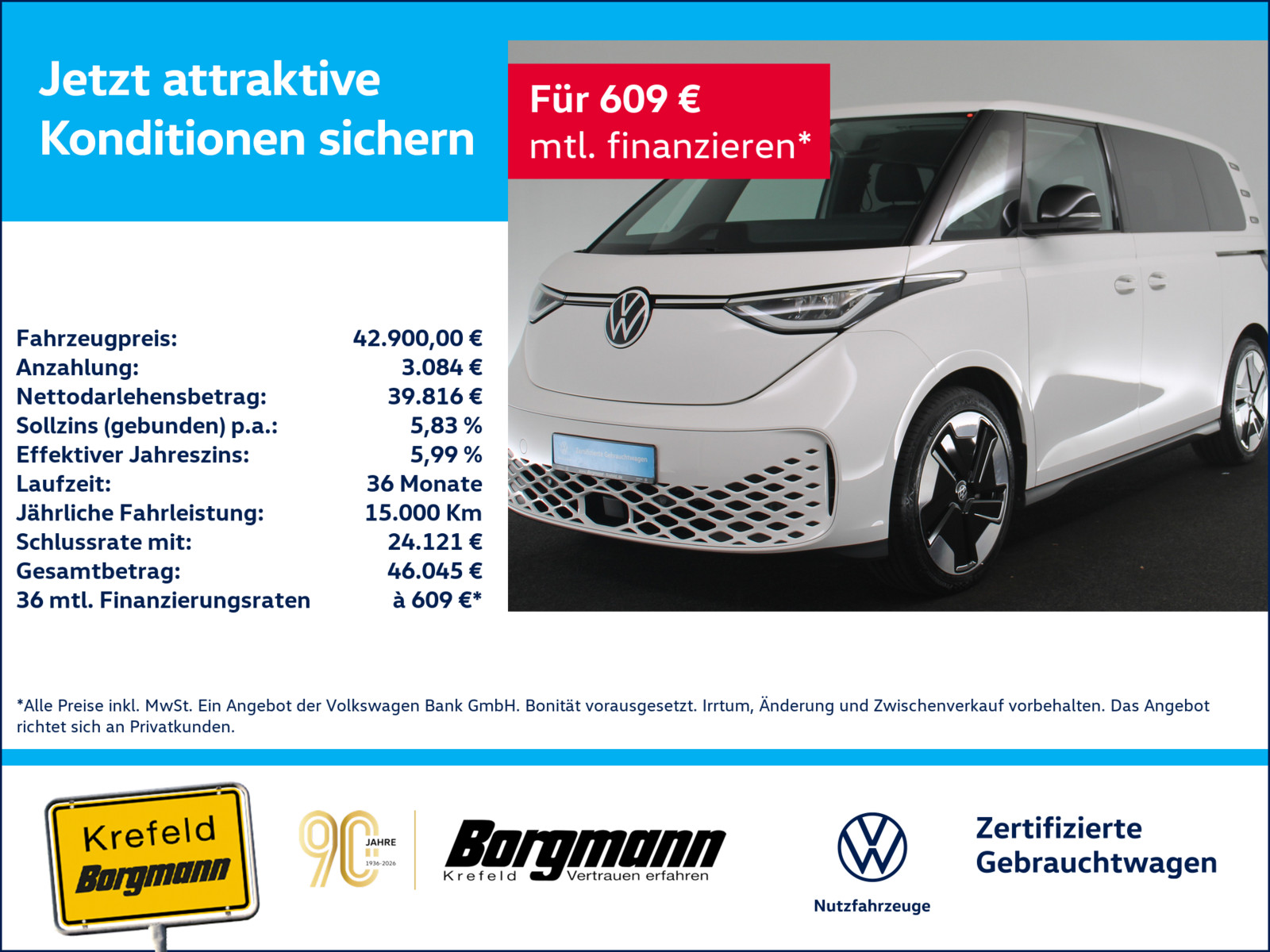 VW ID.Buzz Pro KR HV-Batterie 79 kWh