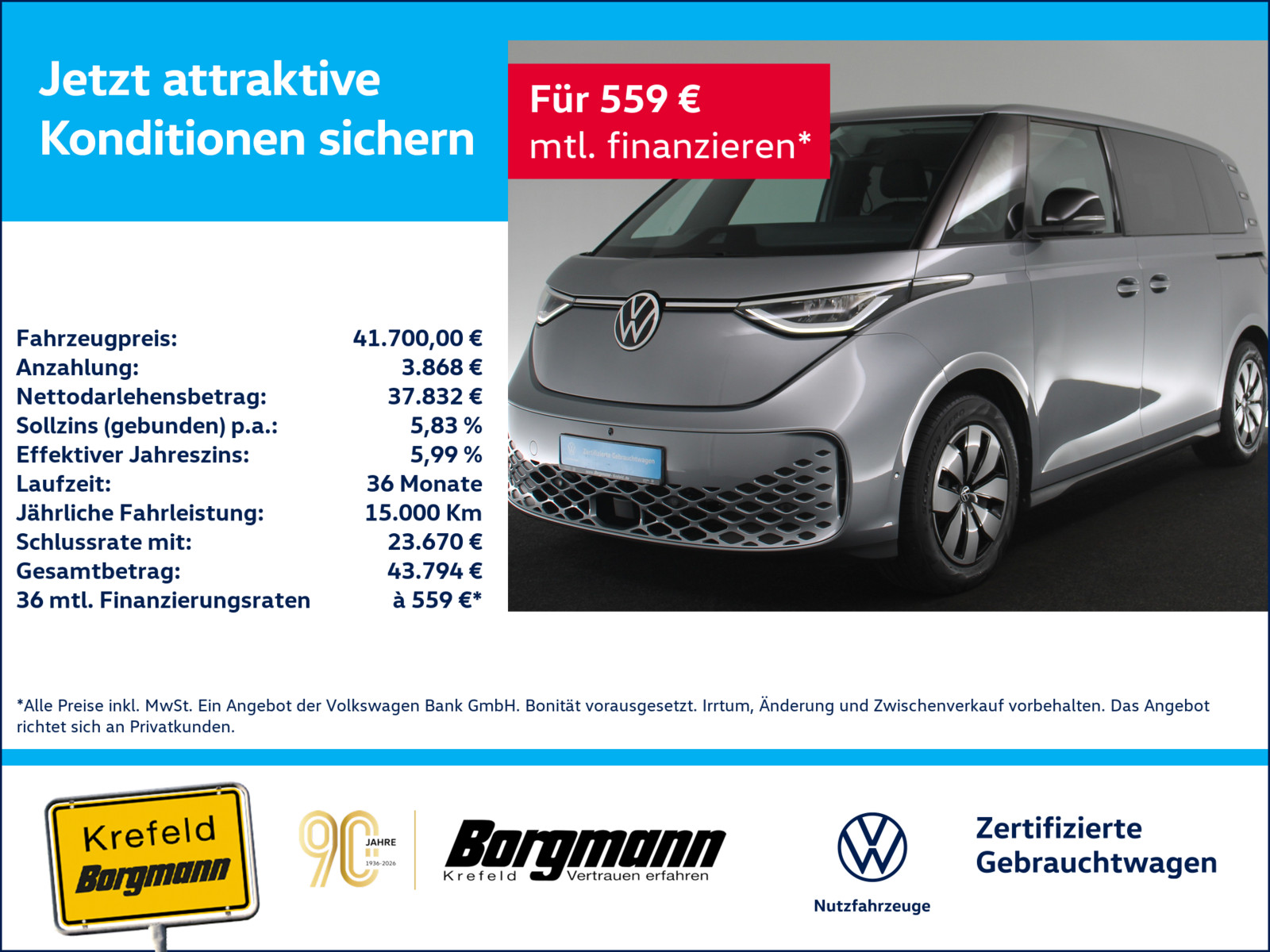 VW ID.Buzz Pro KR HV-Batterie 79 kWh
