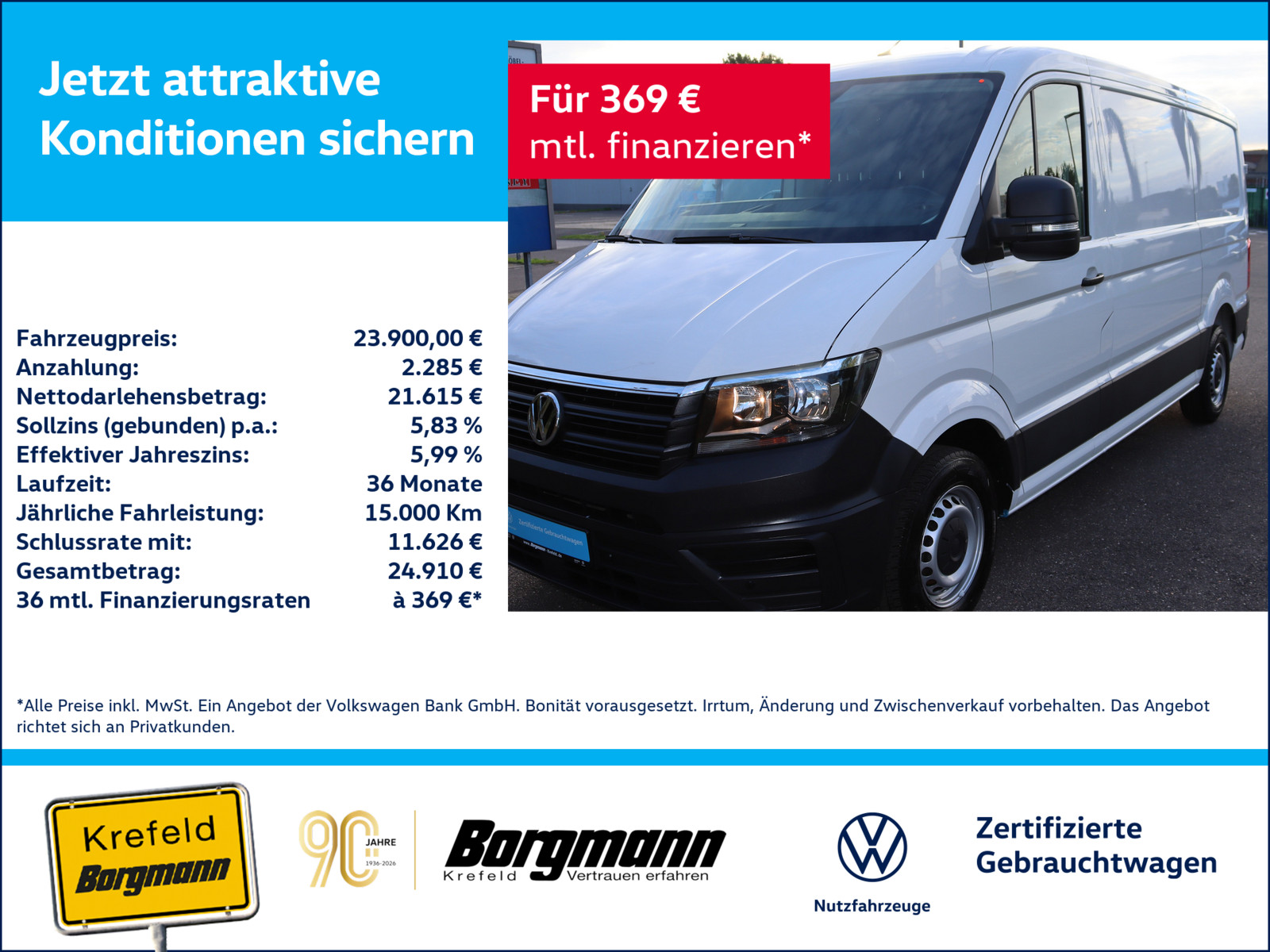 VW Crafter 35 2.0 TDI L2H1 FWD