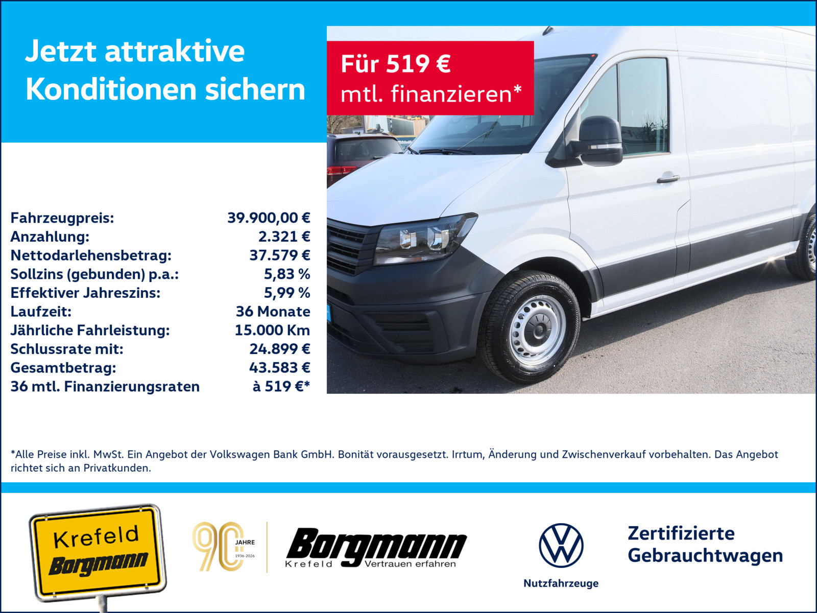 VW Crafter 35 2.0 TDI L2H2 FWD