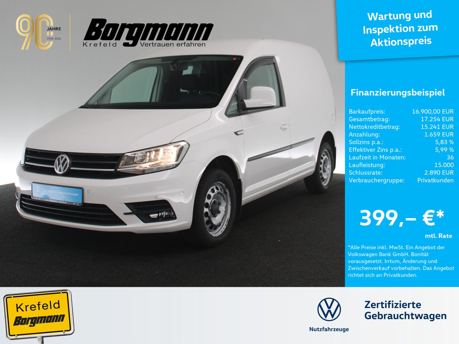 VW Caddy 1.4 TSI BMT Kasten