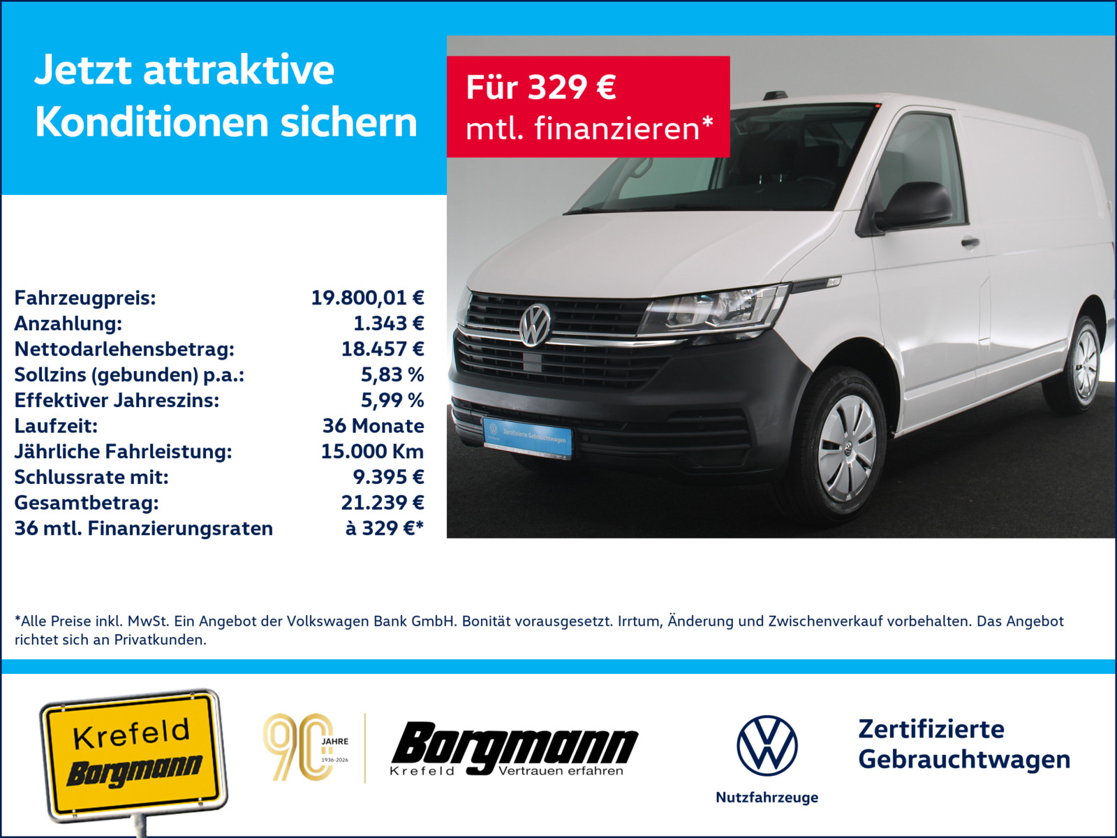 VW T6.1 Transporter Kasten 2.0 TDI FWD EcoProfi