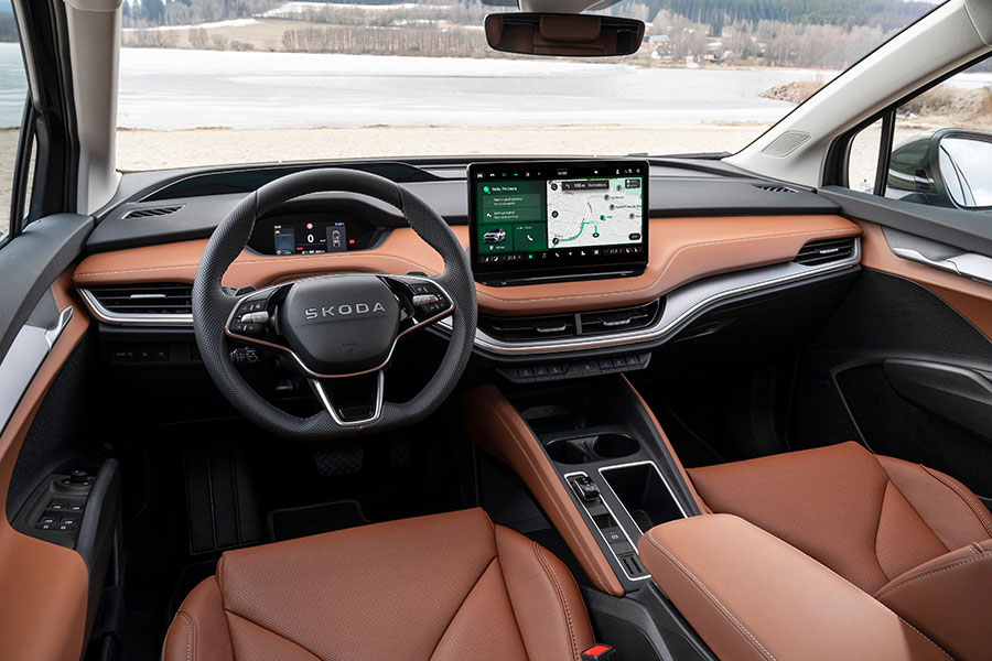 Der neue Skoda Enyaq von innen Der neue Skoda Enyaq von innen