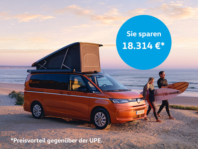 Der neue VW California Beach im Autohaus Borgmann