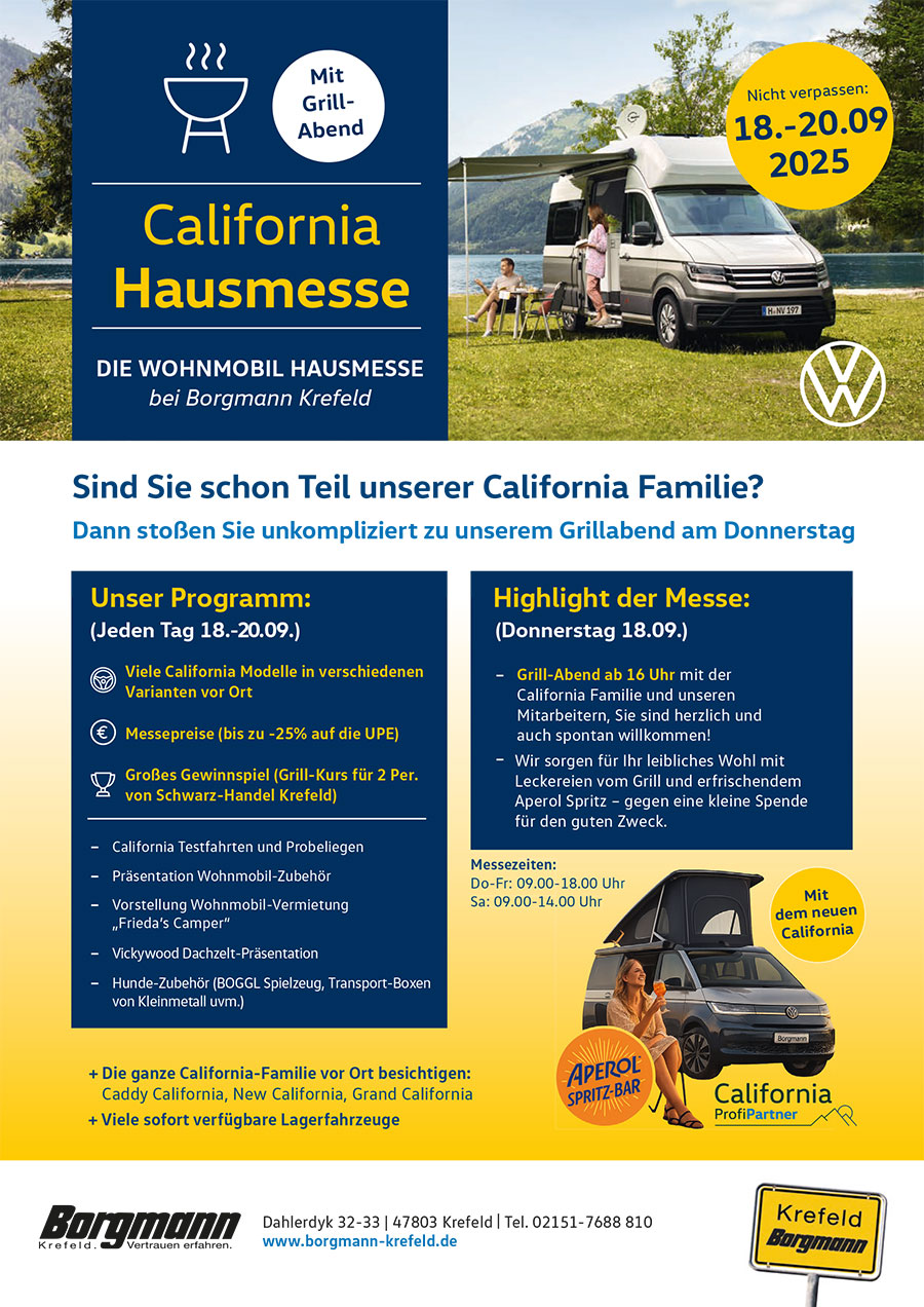 California Hausmesse im Autohaus Borgmann