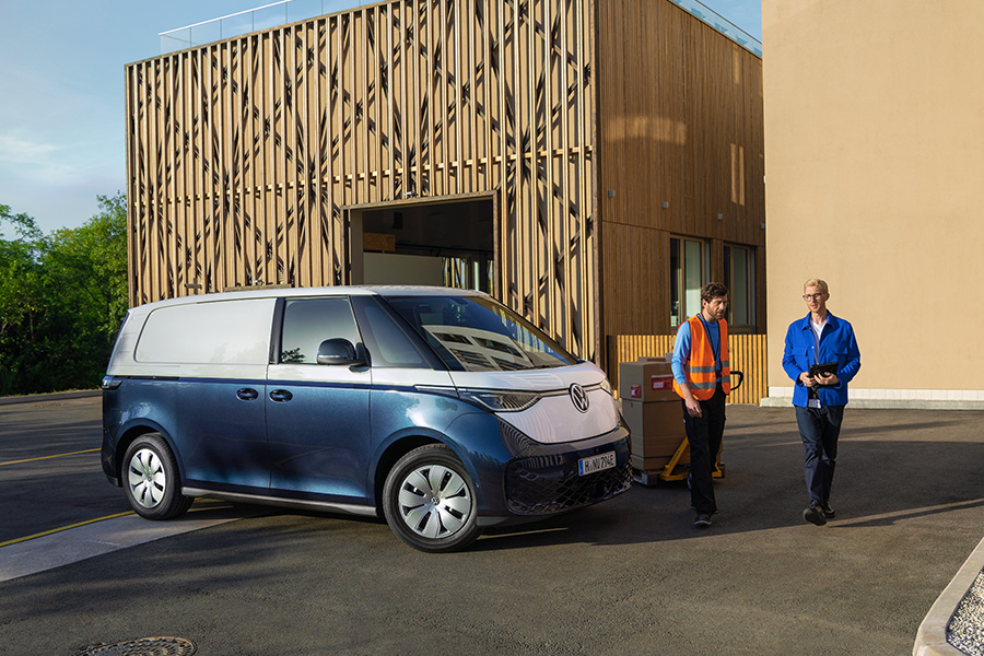 Der VW ID.Buzz Cargo im Autohaus Borgmann