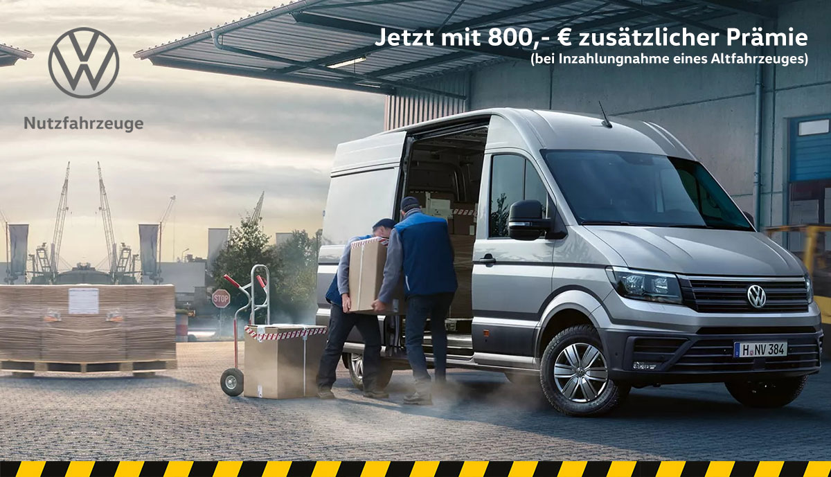 VW Crafter mit Prämie bei Borgmann