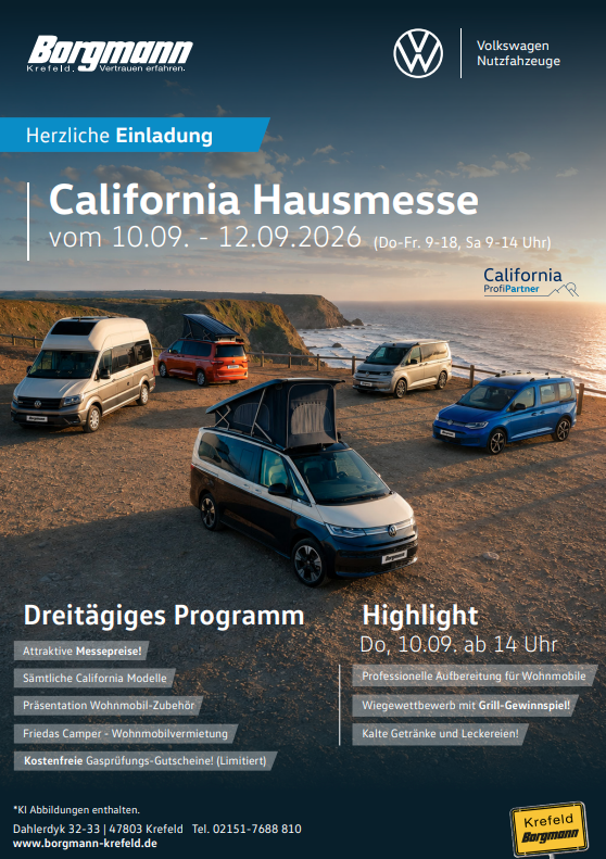 Programm der California Hausmesse 2026