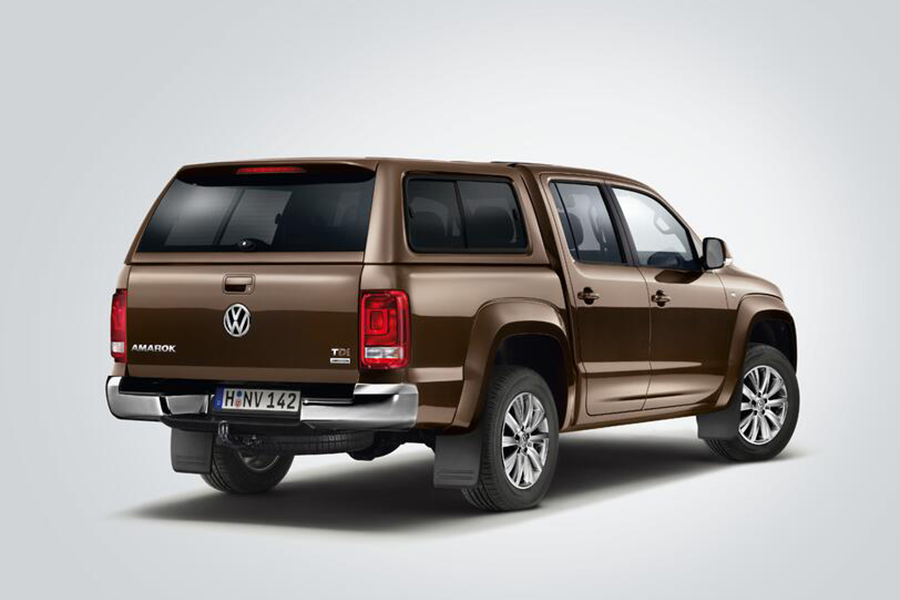 Der Amarok mit Hardtop bei Borgmann