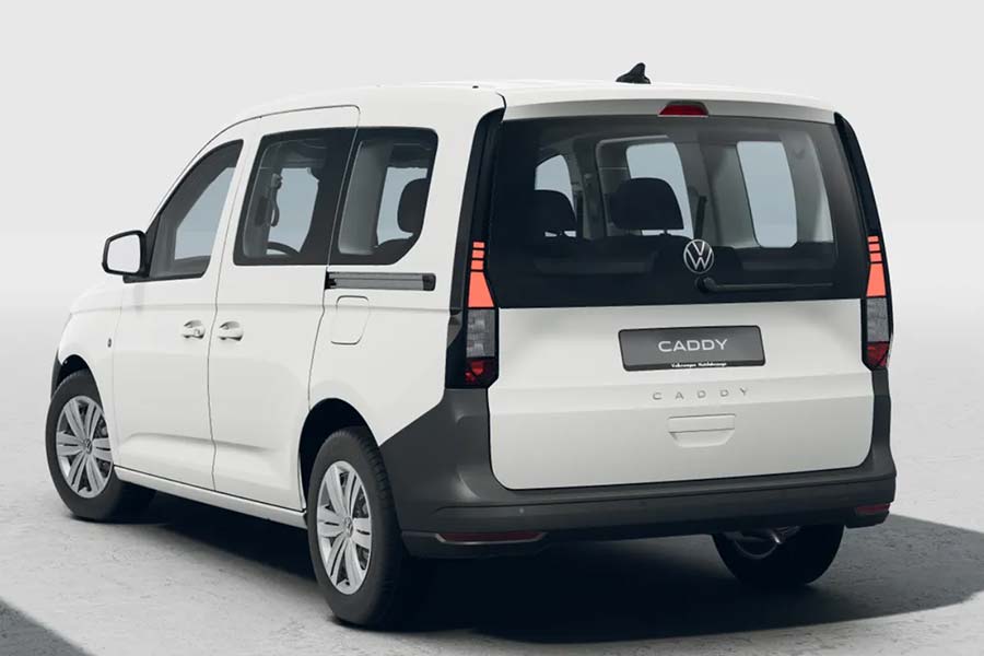 Der neue VW Caddy Trend von hinten