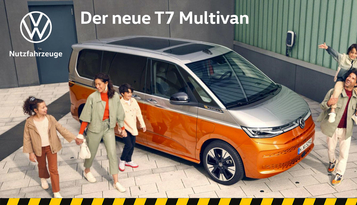 Der neue T7 Multivan im Autohaus Borgmann