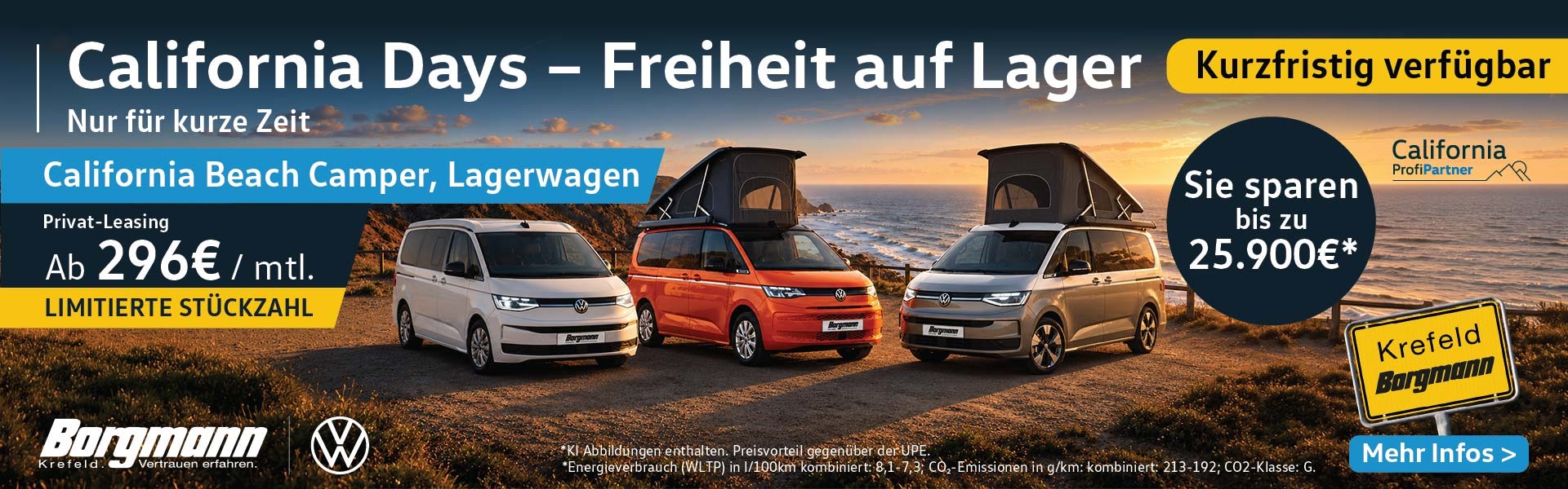 California Lagerwagen Aktion