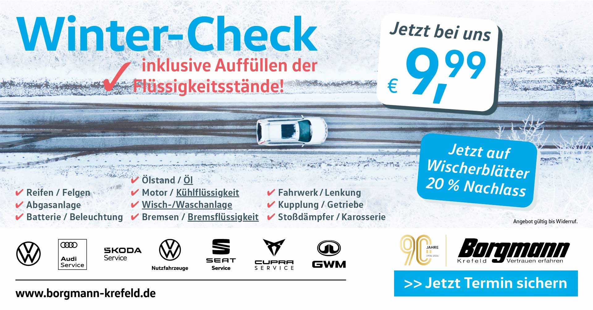 Wintercheck bei Borgmann