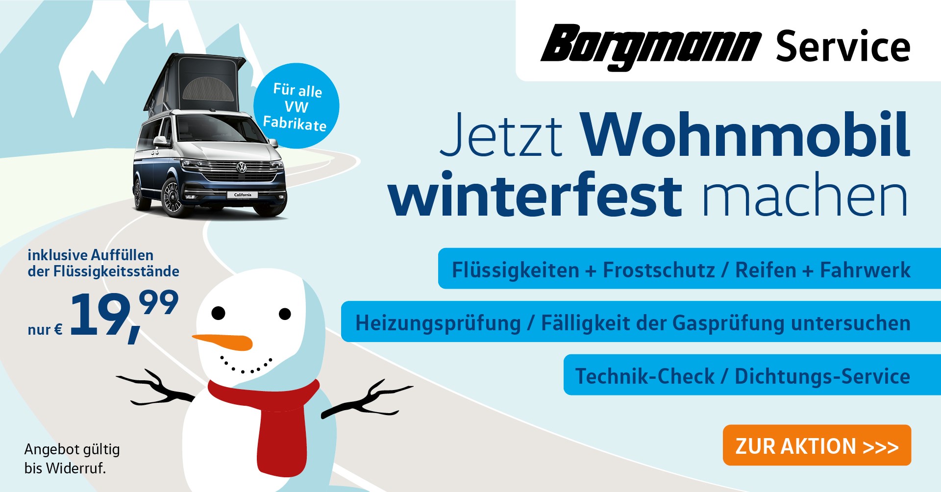 Wohnmobil winterfest machen!