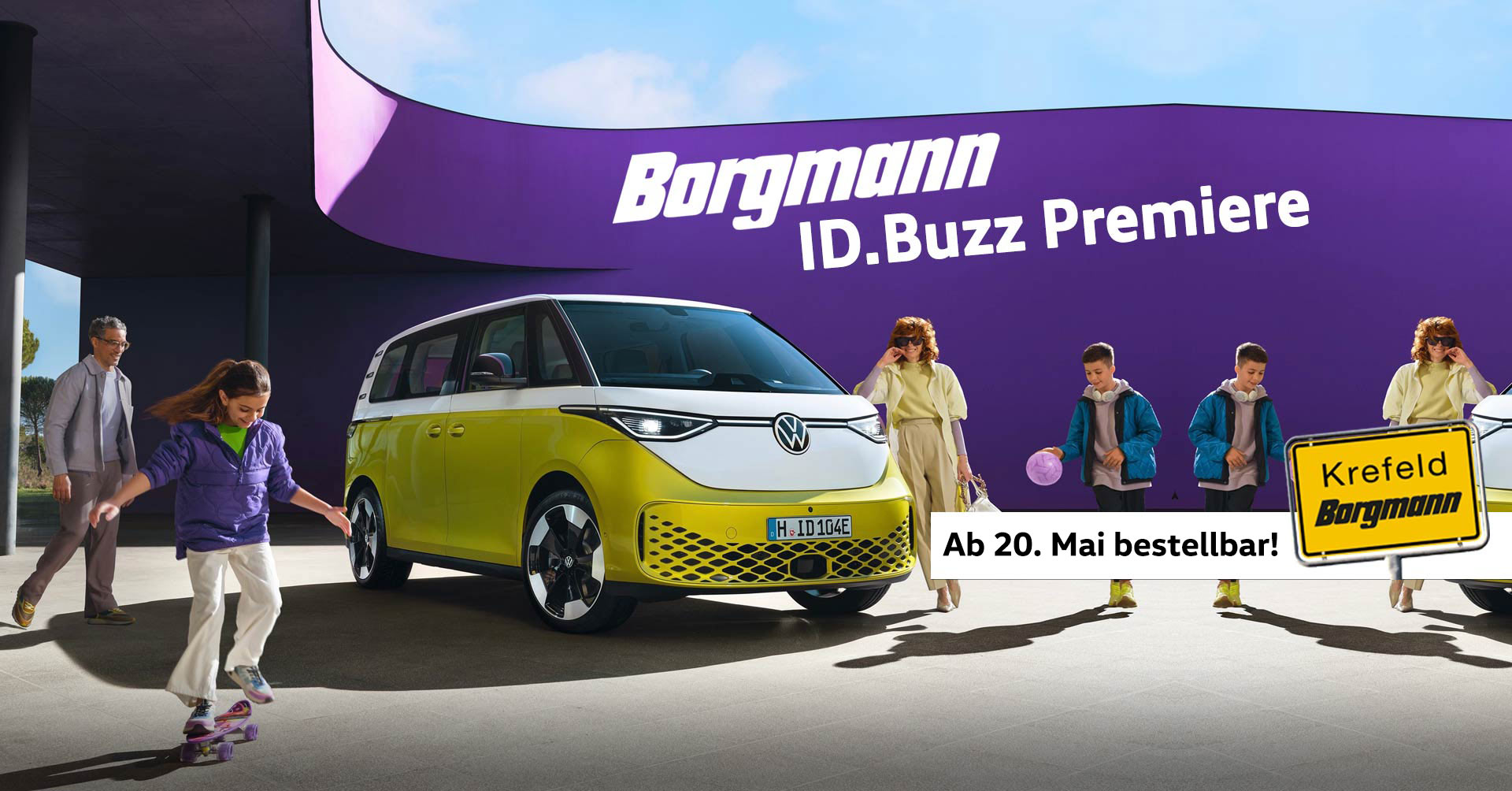 ID.Buzz Premiere bei Borgmann Krefeld