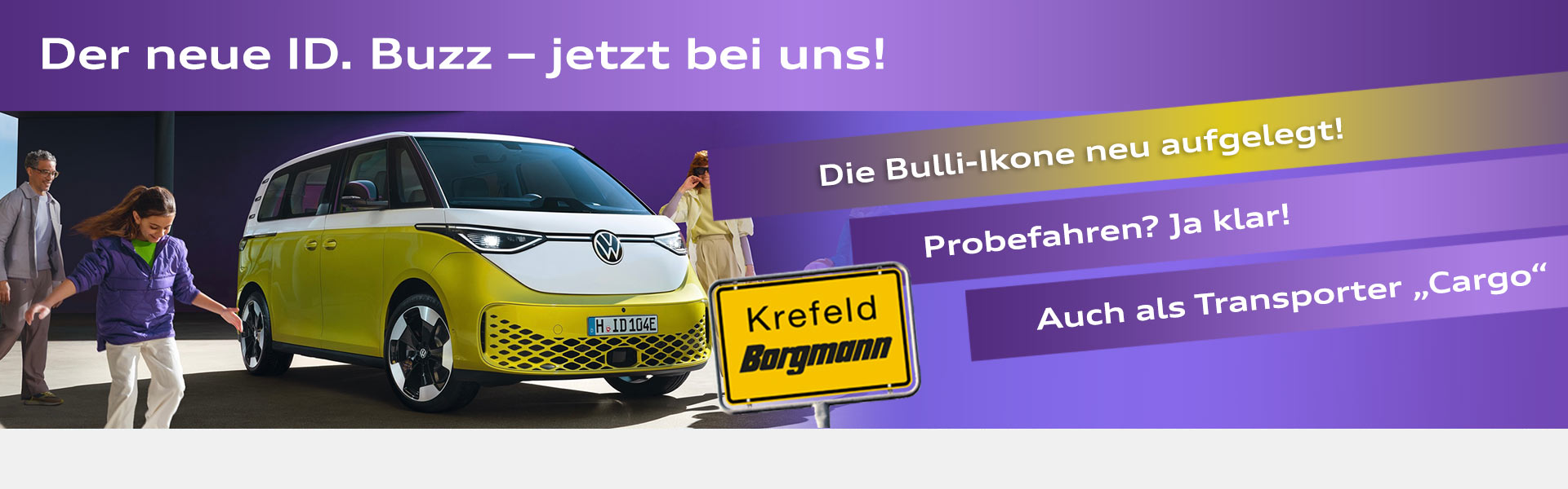 Der neue VW ID. Buzz im Autohaus Borgmann Krefeld