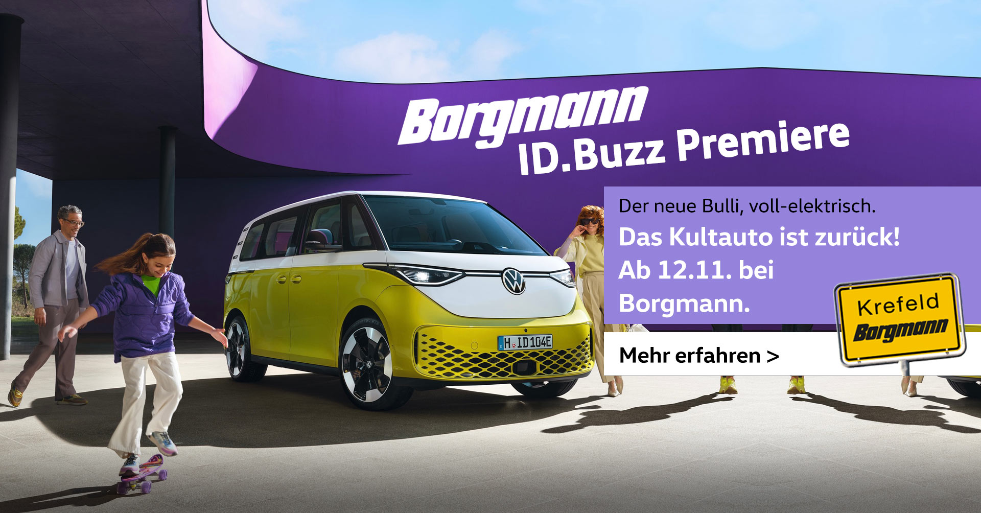 ID.Buzz Angebot bei VW Nutzfahrzeuge Borgmann