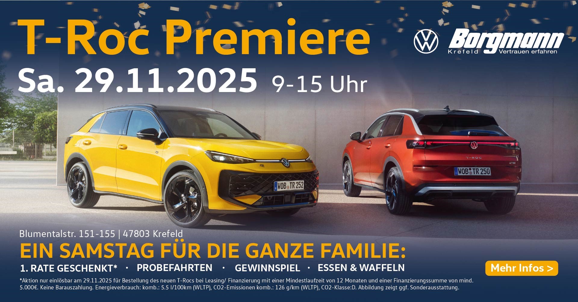 T-Roc Premiere bei Volkswagen Borgmann