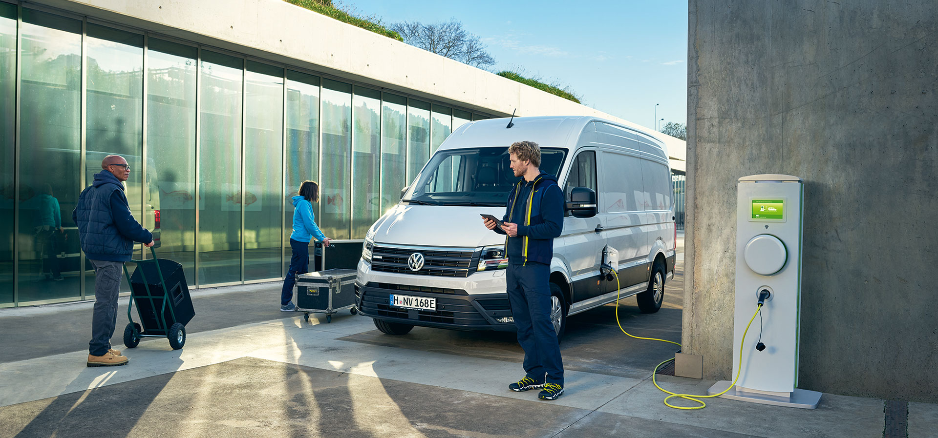 VW e-Crafter bei Borgmann Krefeld