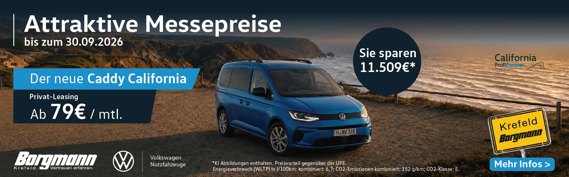 Caddy California zum Messepreis