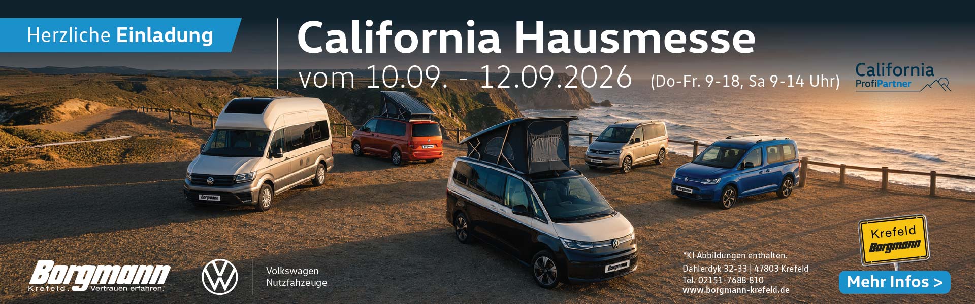 Die VW California Hausmesse bei Autohaus Borgmann