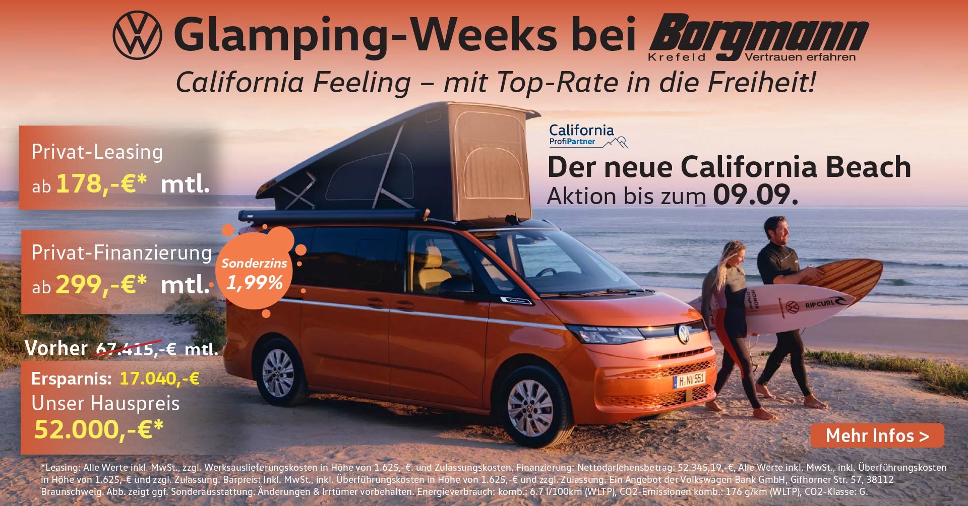 VW Glamping-Weeks bei Borgmann Krefeld