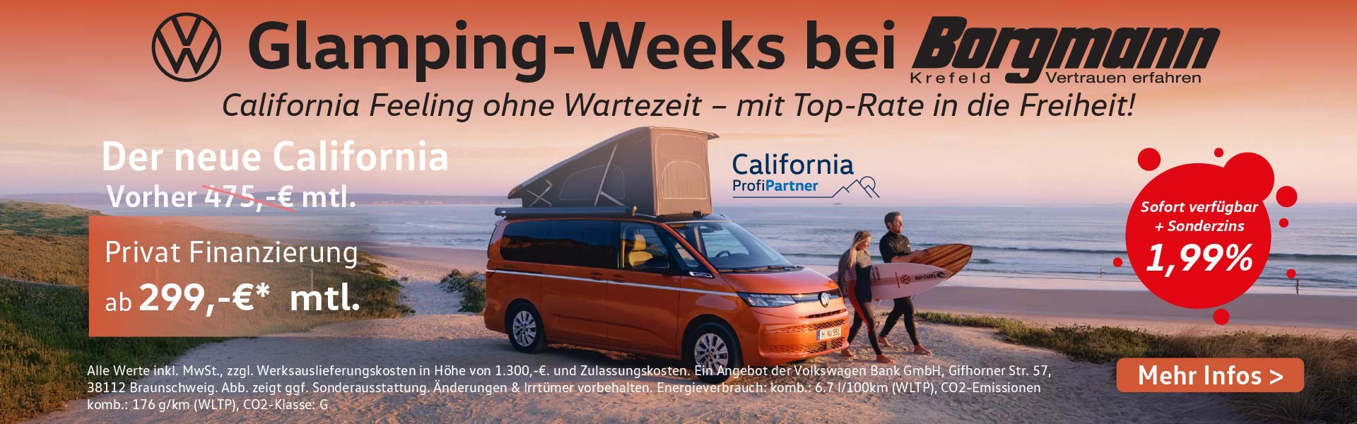 VW Glamping-Weeks bei Borgmann Krefeld