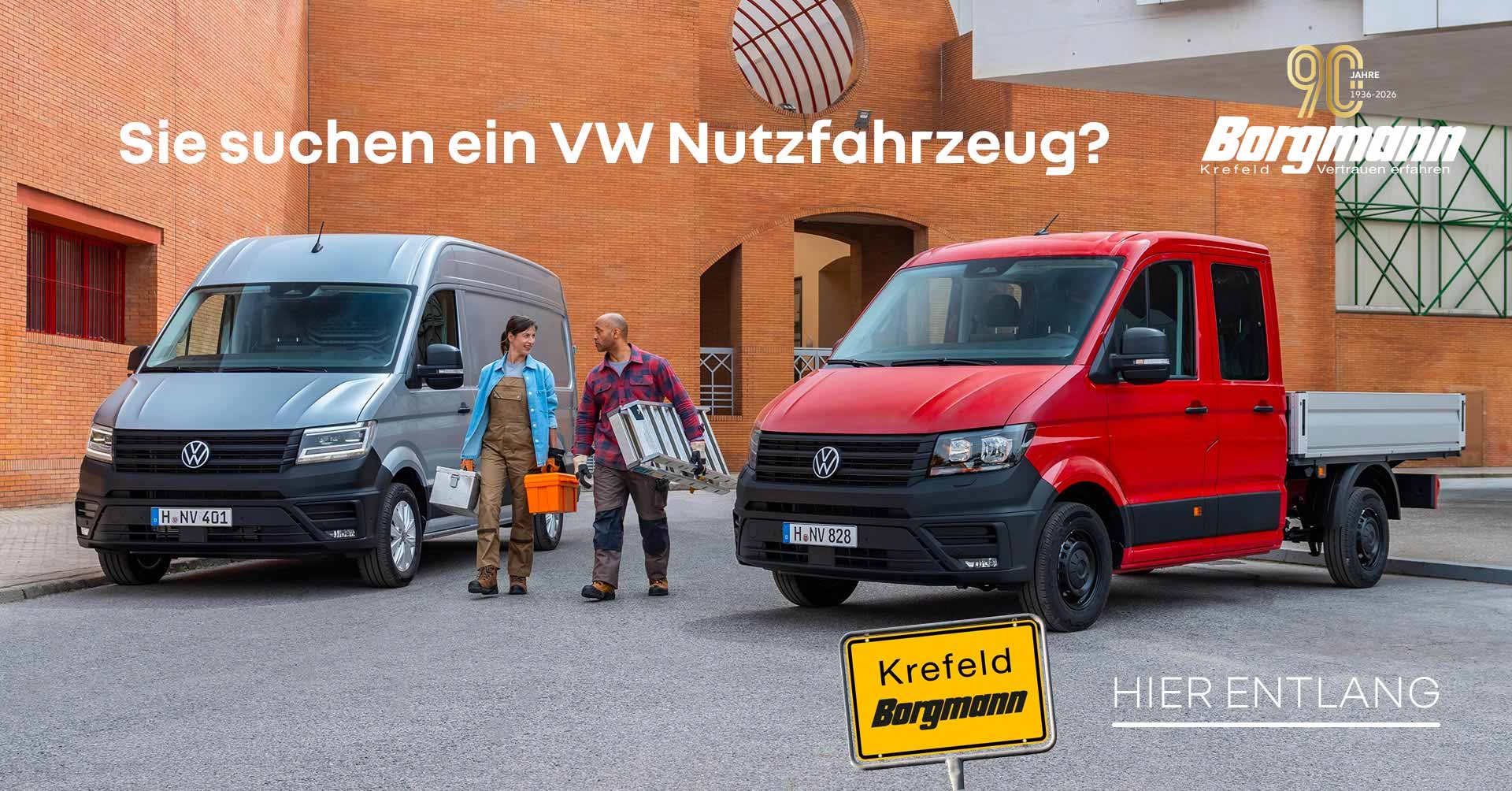 Volkswagen Nutzfahrzeuge im Autohaus Borgmann Krefeld