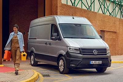 VW Crafter Kastenwagen im Autohaus Borgmann