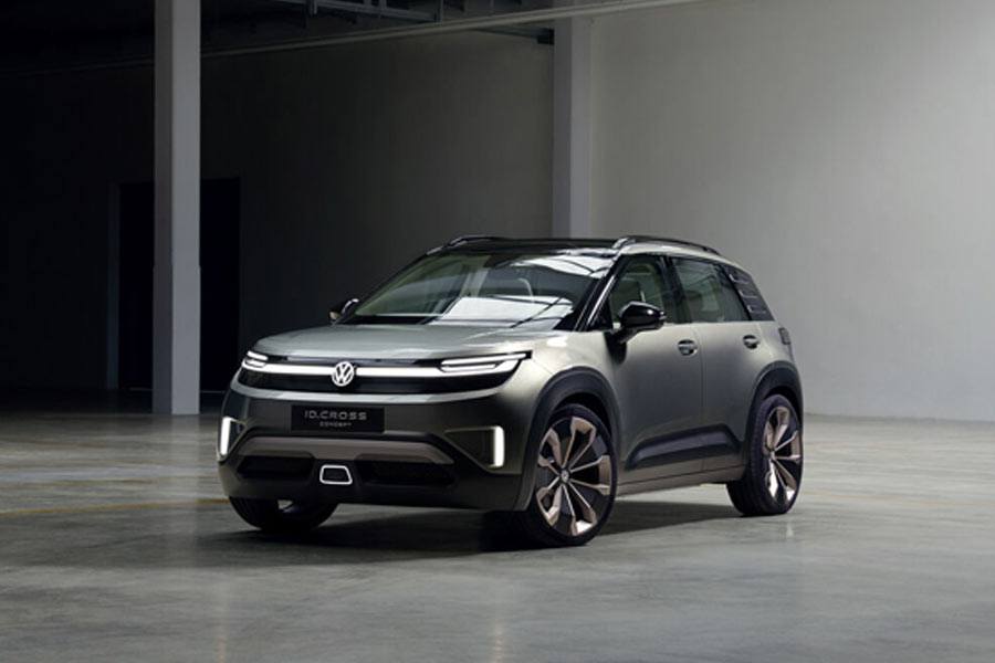 Der neue VW ID. Cross Concept in grau