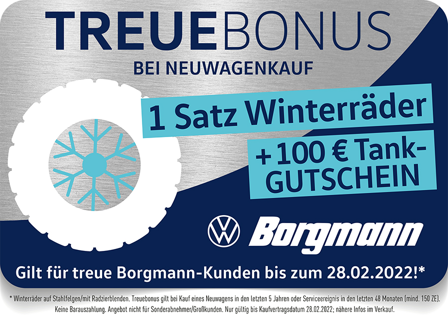 Aktion Treue Bonus Borgmann Treue Bonus