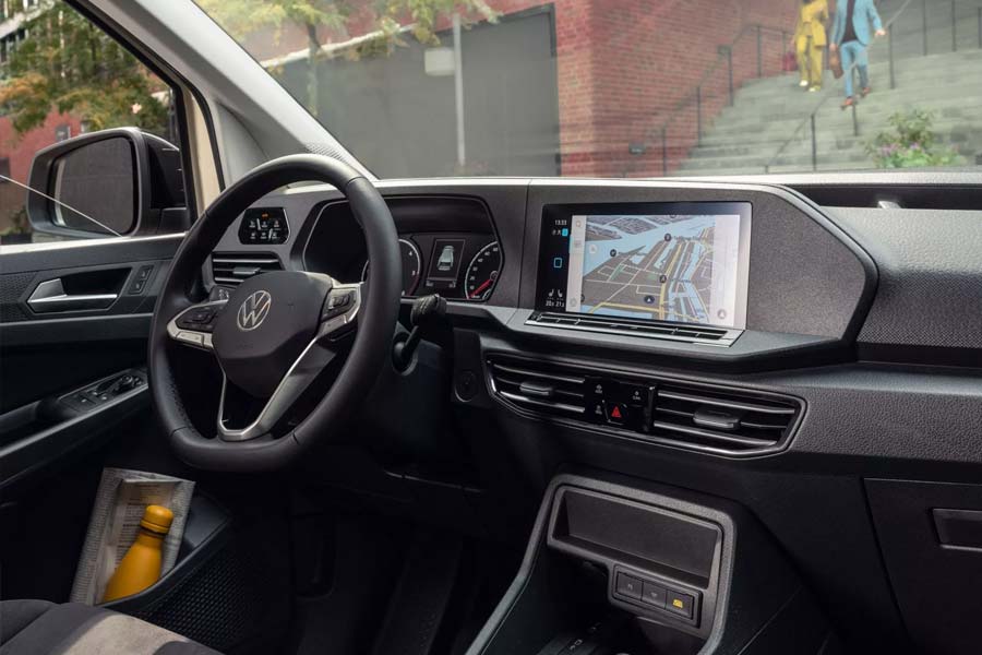 Der VW Caddy 5-Sitzer von innen