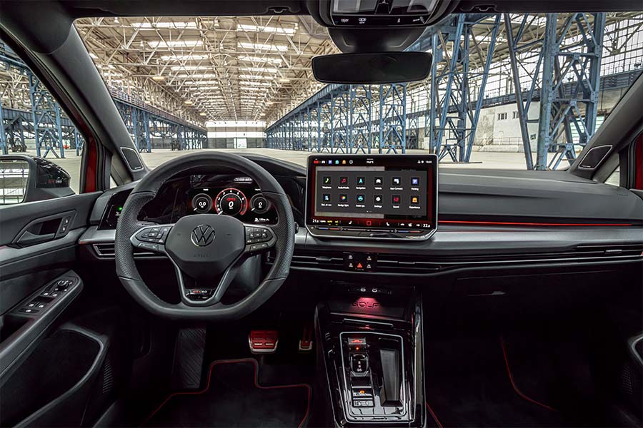 Der neue VW Golf GTI EDITION 50 von innen Der neue VW Golf GTI EDITION 50 von innen