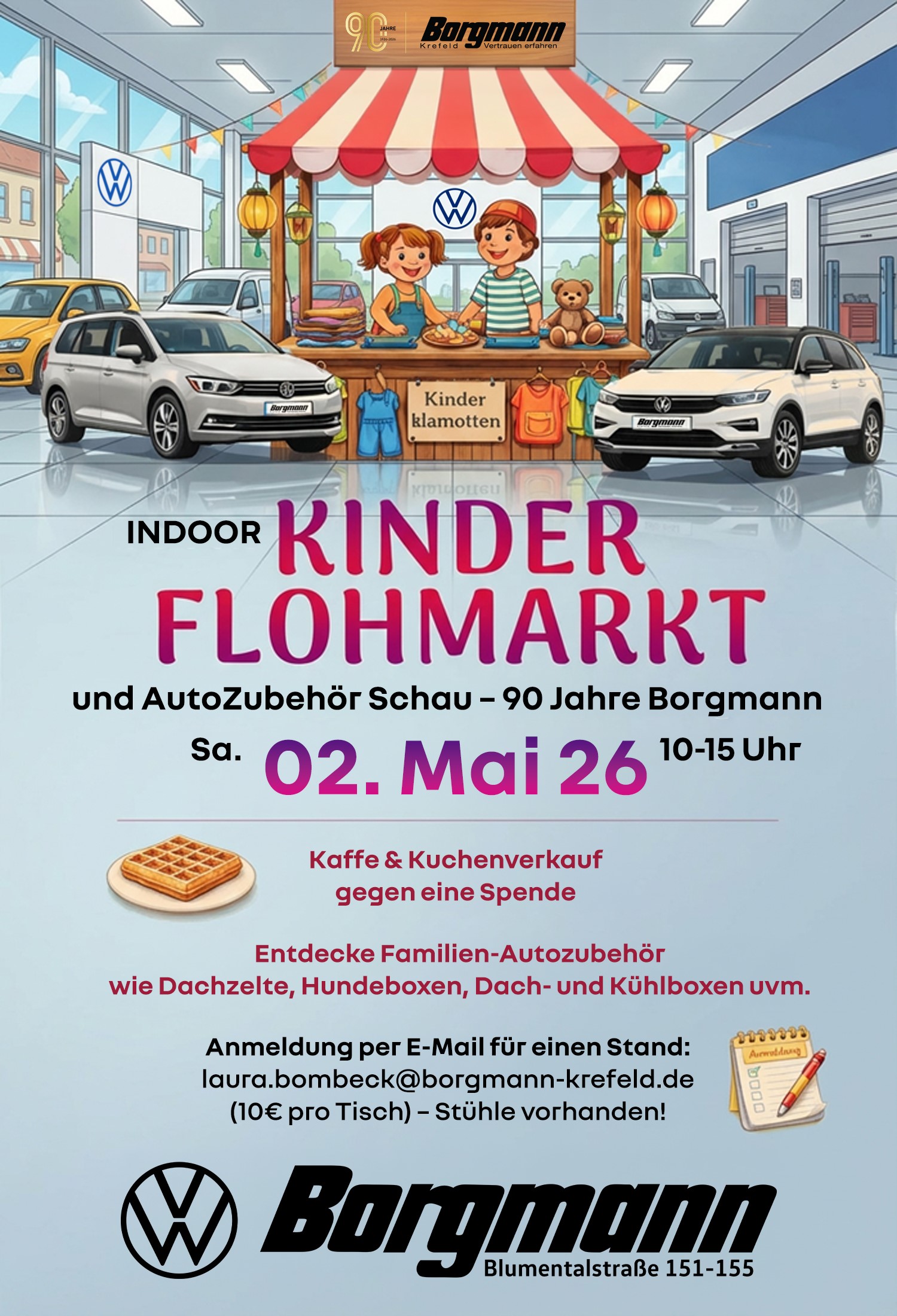 Kinderflohmarkt bei Volkswagen Borgmann