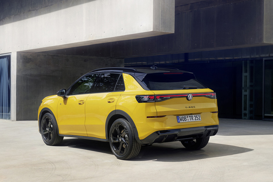 Der neue VW T-Roc von hinten