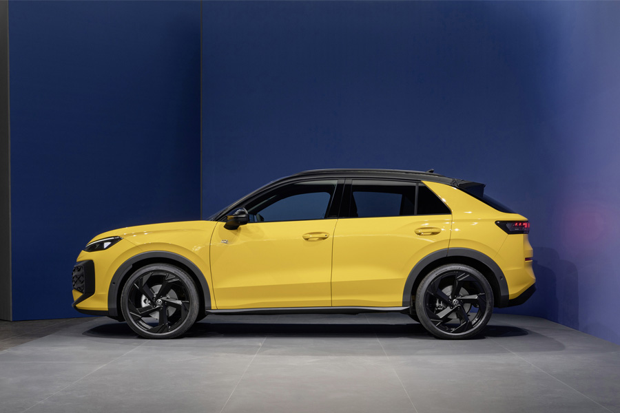 Der neue VW T-Roc von der Seite