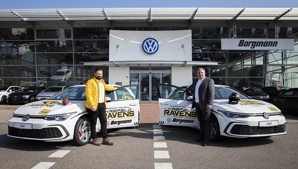 VW Borgmann sponsort die Krefeld Ravens VW Borgmann sponsort die Krefeld Ravens