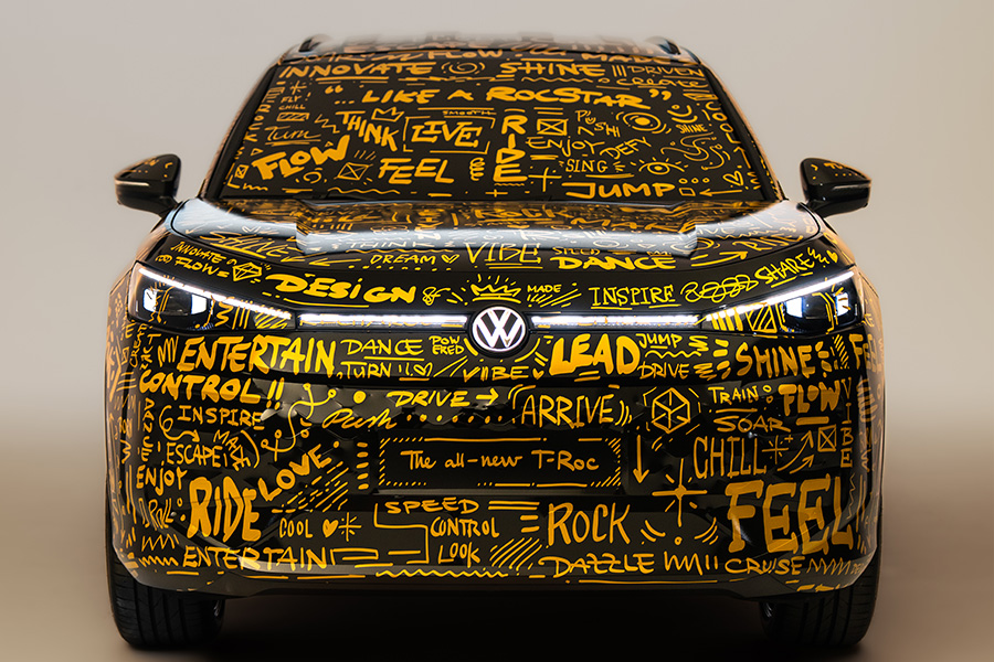 Der neue VW T-roc von vorne