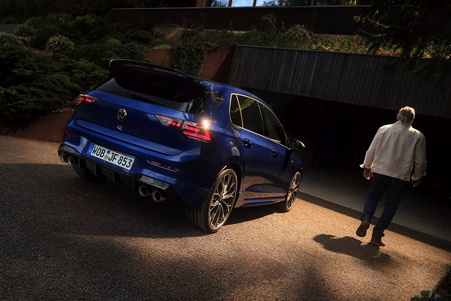Golf R hinten