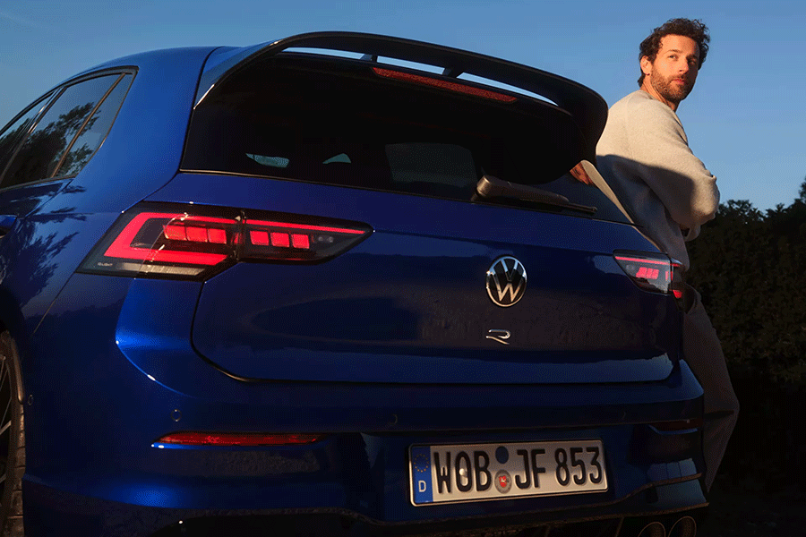 Der neue Golf R von hinten