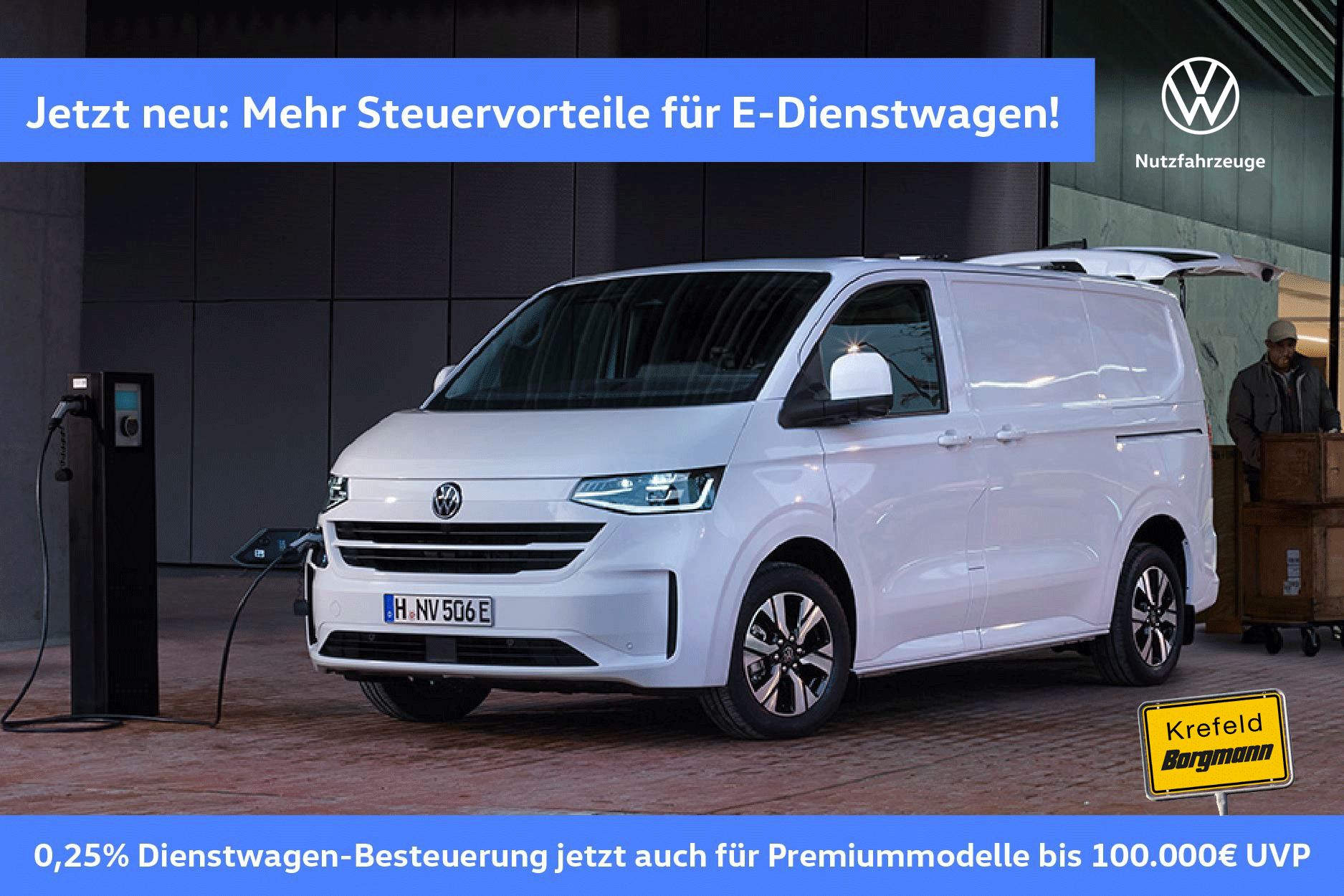 Der neue e-Transporter bei Autohaus Borgmann