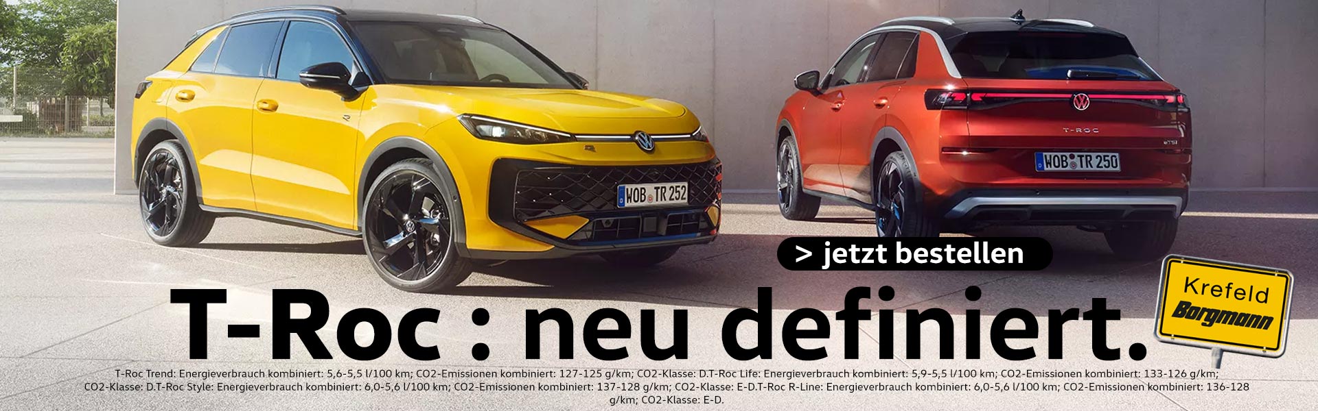 VW T-Roc 2025 bei Borgmann Krefeld