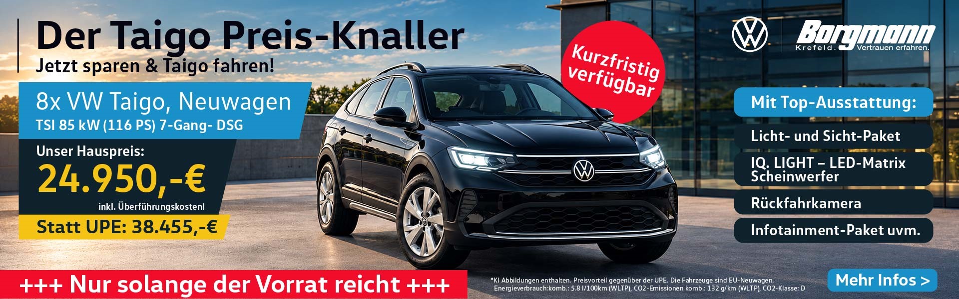 VW Taigo Lagerwagen-Aktion